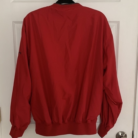 Cabela's Red Pullover Lightweight Sweater Size M #265 - Picture 6 of 12